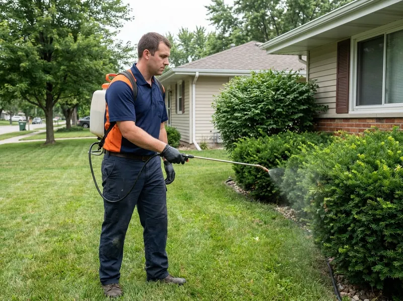 Exterior Mosquito & Tick Barrier in DesMoines, AI